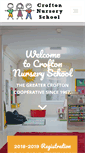 Mobile Screenshot of croftonnurseryschool.com